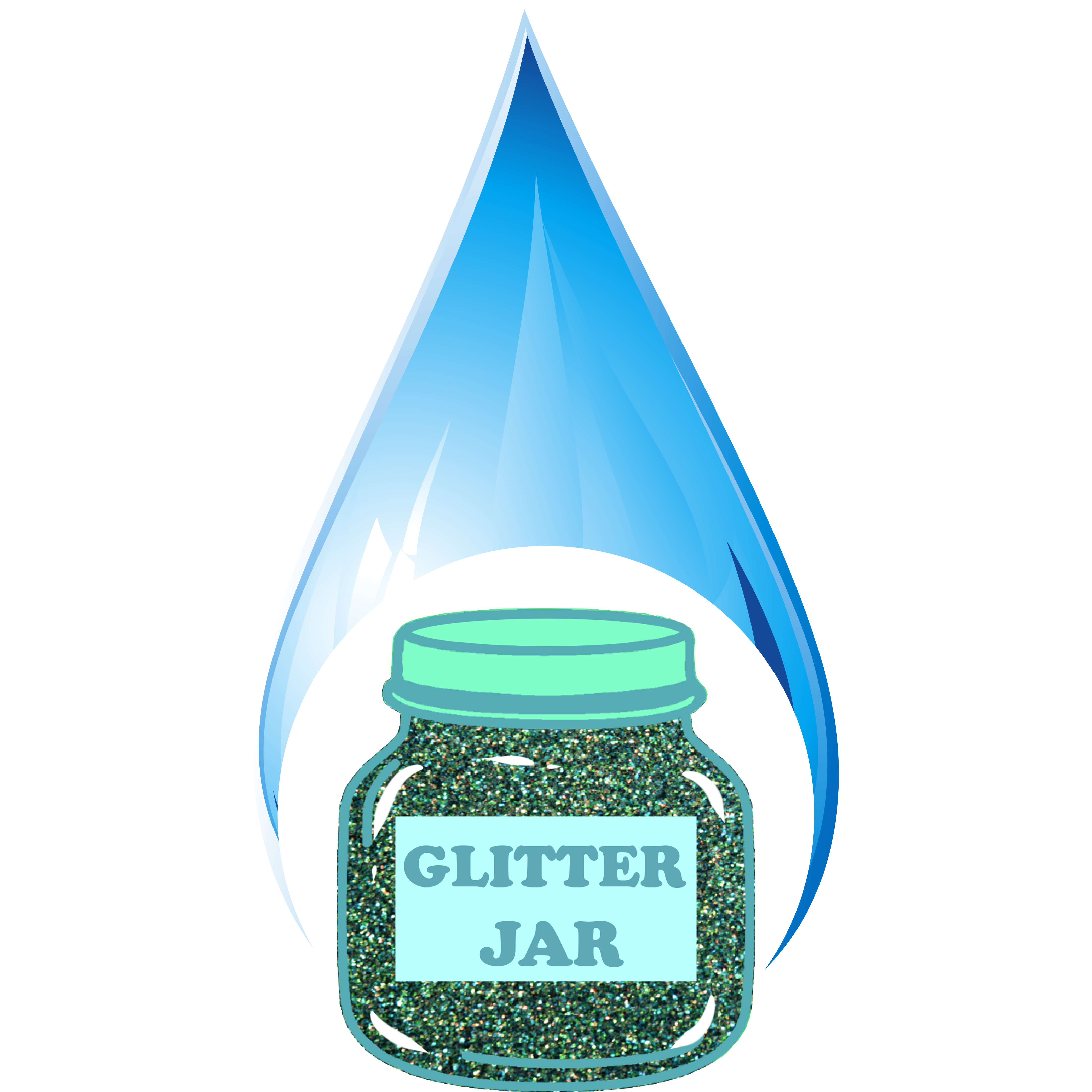 using the glitter jar