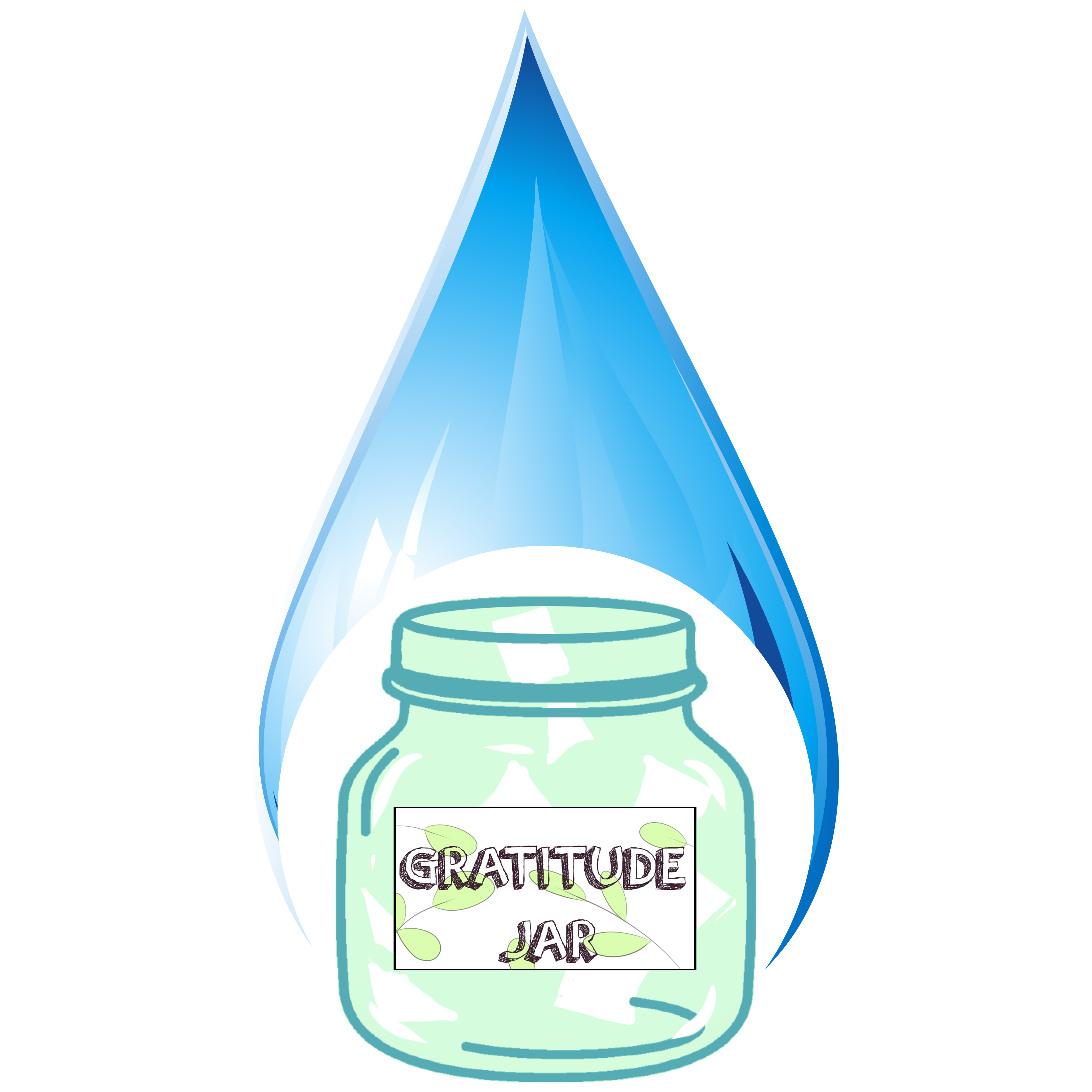 writing notes for the Gratitude Jar