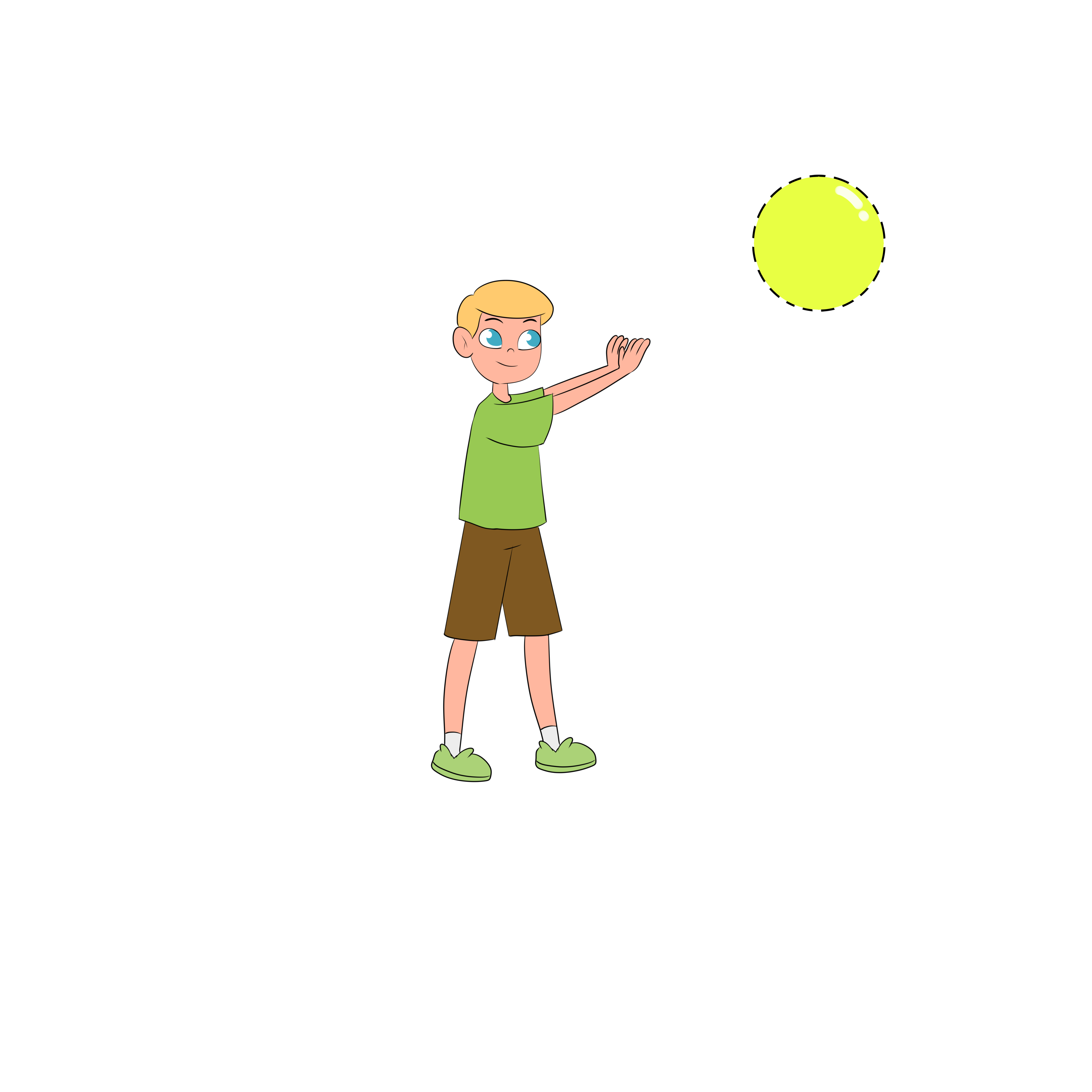 Make a ball of anger and throw it away